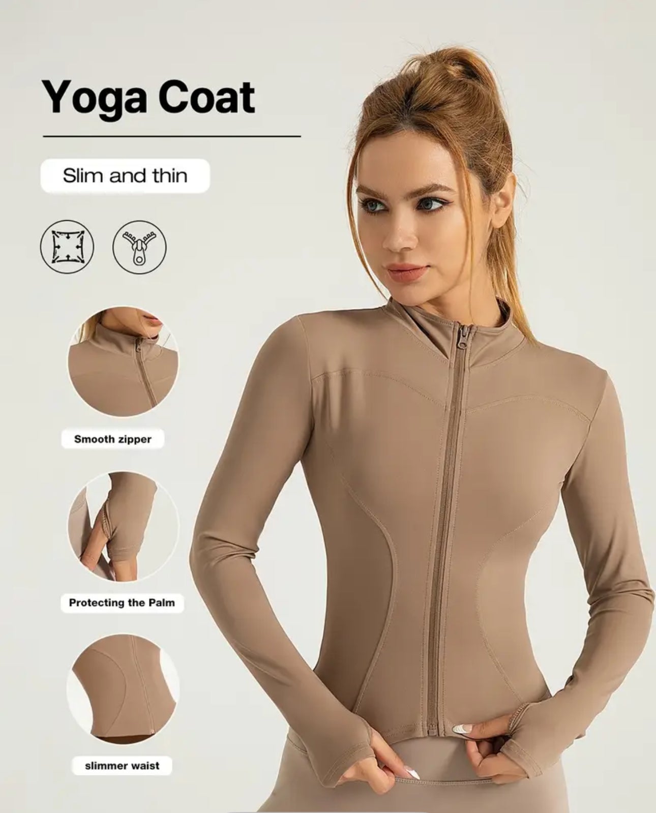 Flex Zip Midi Jacket